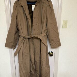 Vintage London Towne Brown Trench Coat
